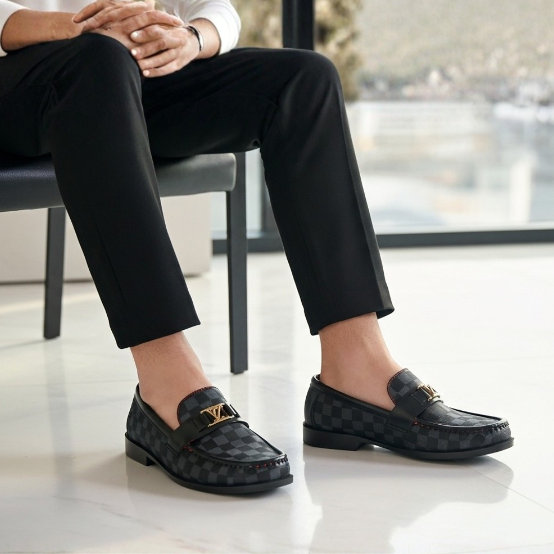 Premium Handmade LV Loafer